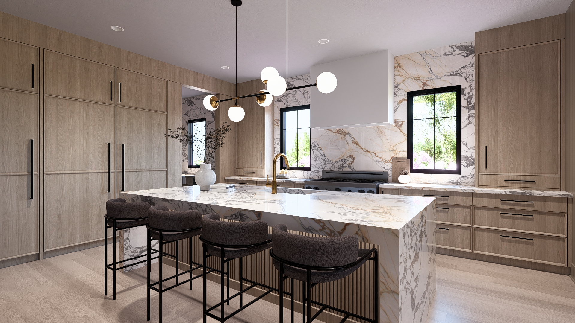 birmingham, michigan, new construction, luxury, quarton lakes, modern, contemporary, pool, downtown, open, coming soon, elegant, wolf, subzero, wood floors, kitchen, powder room, island, quartz, limestone, vaulted ceilings, loggia, bbq, 6800 square feet, paul mooney, prm custom builders, customize, family, safe, neighborhood